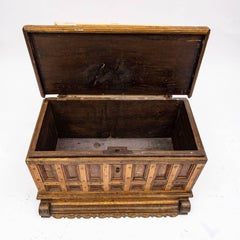Renaissance Oak Chest, Denmark 17th Century