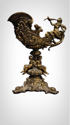 Renaissance Cup In Bronze 19th