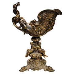 Antique Renaissance Cup In Bronze 19th