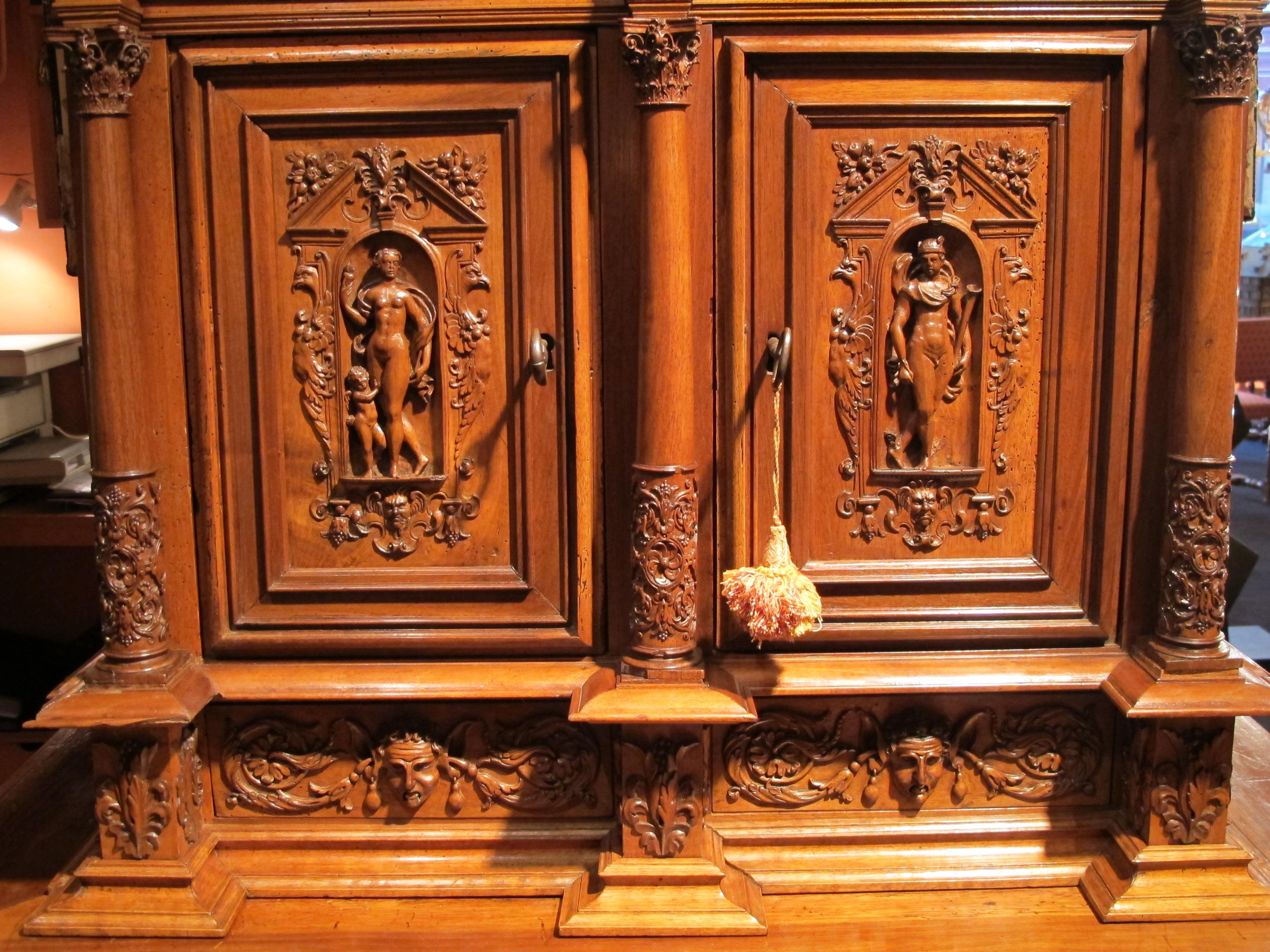 Walnut Renaissance Cupboard from Loire Valley, 'France' For Sale