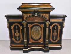 Renaissance Design Boulle Marquetry Cabinet in the Style of Herter Brothers
