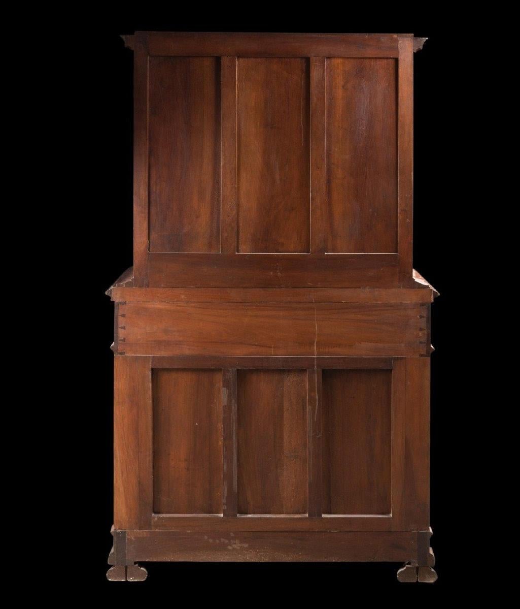 Renaissance Double Cabinet in Walnut, 19th Century. For Sale 1
