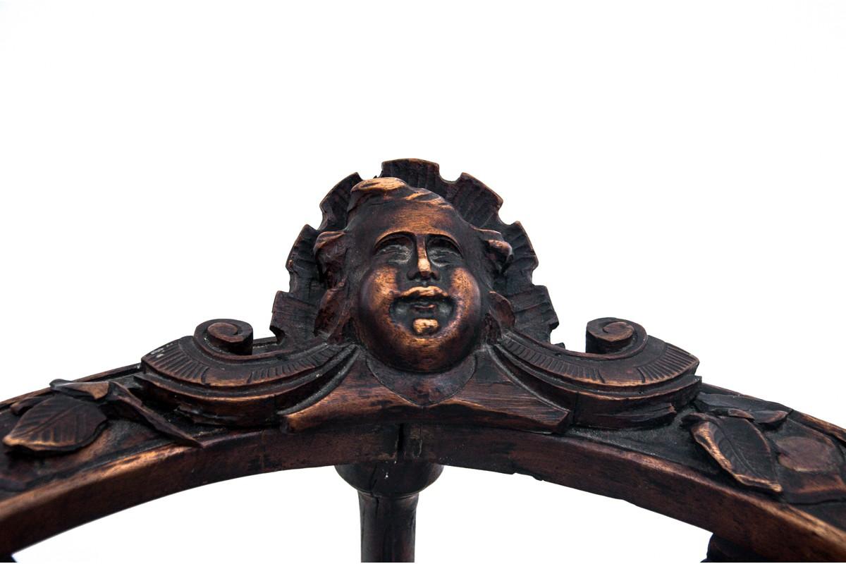 Asiento lateral doble renacentista, Francia, hacia 1860 en Bueno estado para la venta en Chorzów, PL