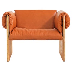 Renaissance Easy Chair in Maple and Leather by Keith Muller and Michael Stewart