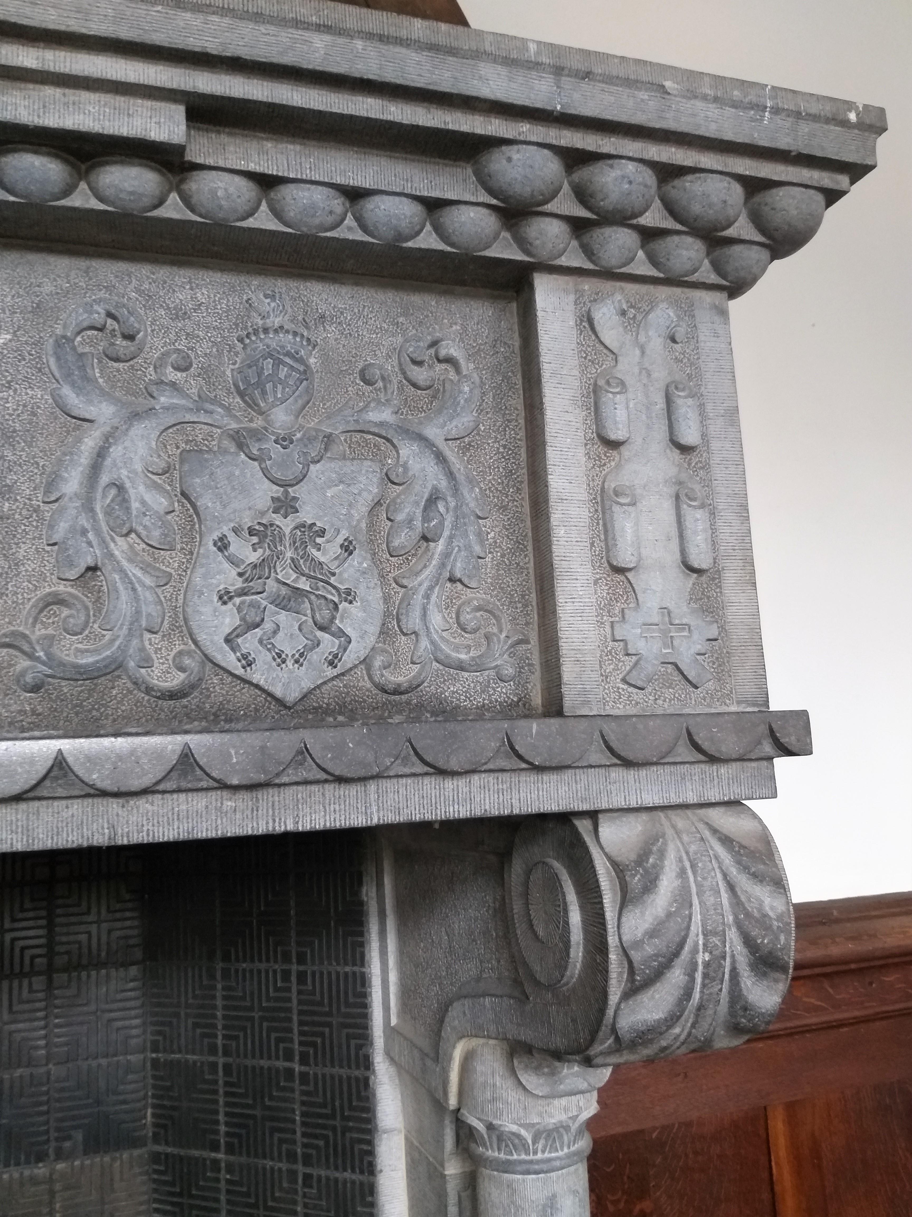Renaissance Fireplace, Tall and Unique, Ca.1540 For Sale 4