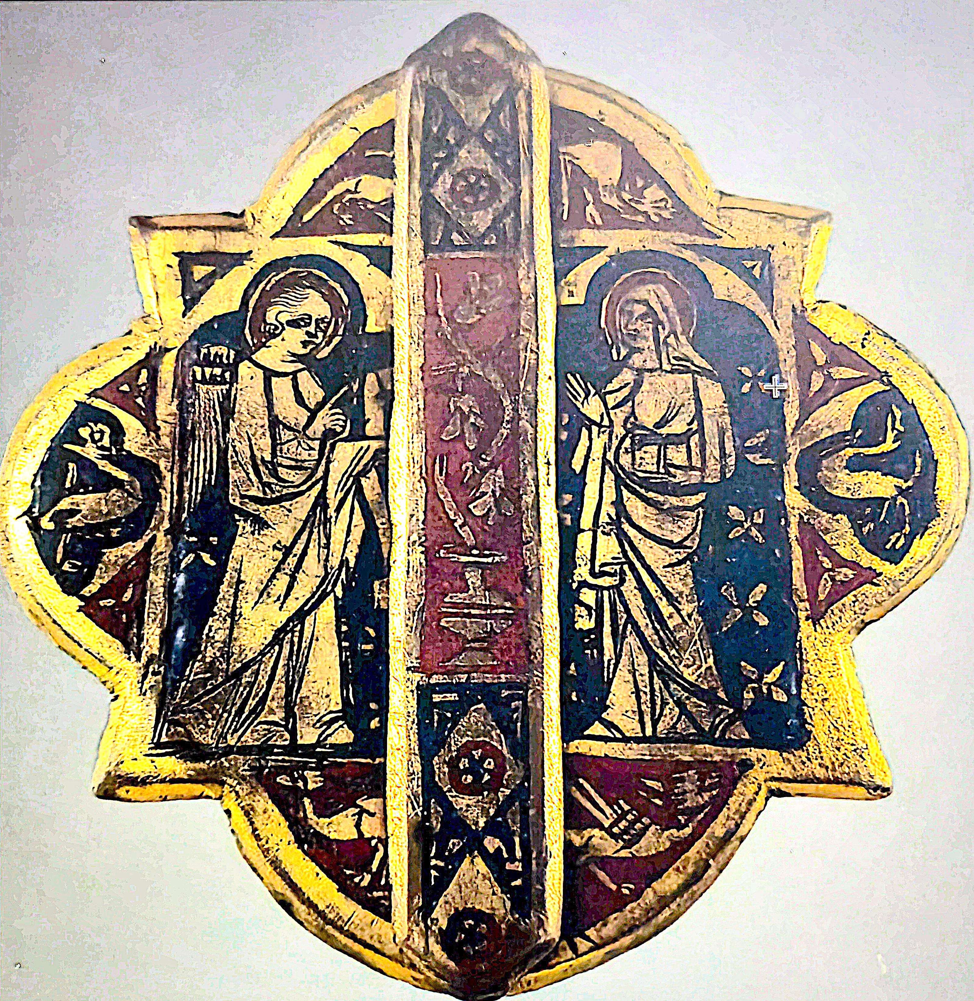 Renaissance FleurDeLis Niello HighRelief GiltEngraved Heraldry Reliquary Jewelry For Sale 14