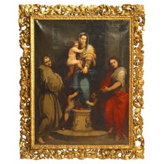 Renaissance Gilt Framed "Madonna of the Harpies" Painting