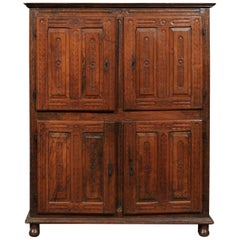 Renaissance Italian Carved Walnut Cabinet, Late 16th Century
