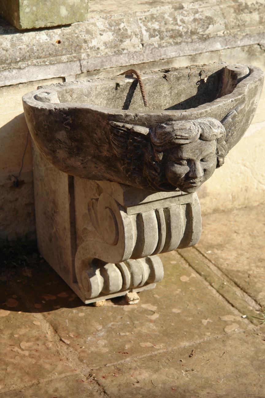 A Renaissance Italian style fountain, 