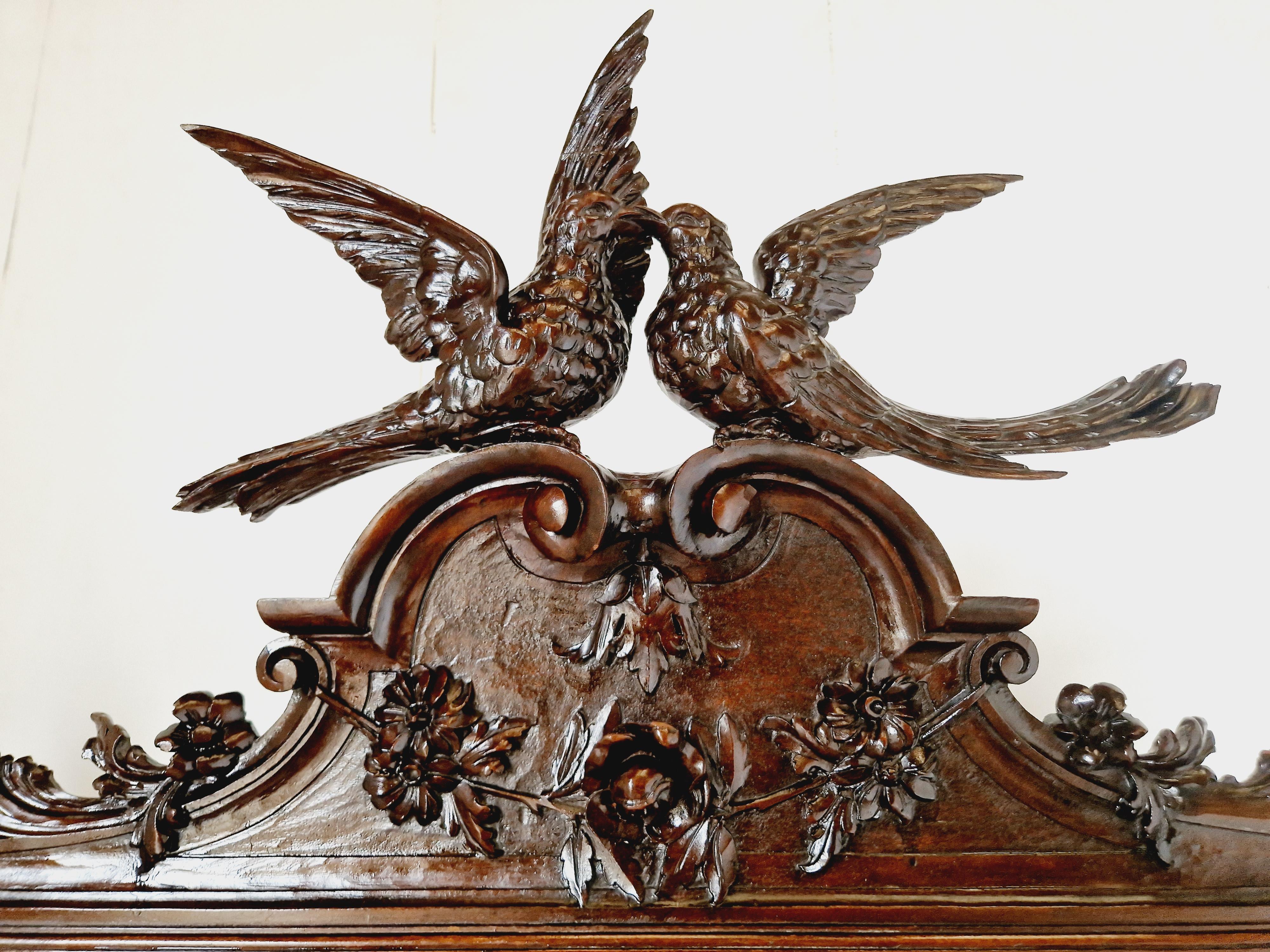 19th Century Renaissance Bed Italian 11