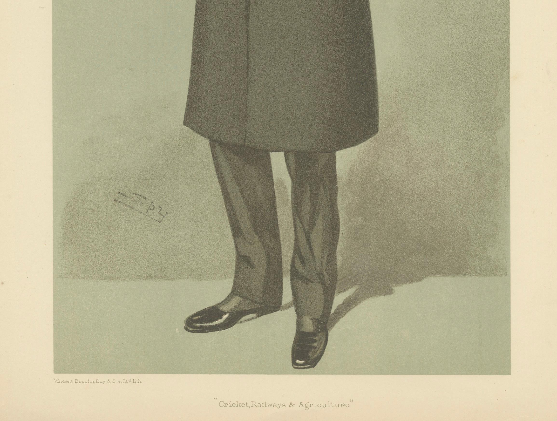 L'homme de la Renaissance : Sir Alfred Cooper - Médecine, cricket et commerce, Vanity Fair Bon état - En vente à Langweer, NL