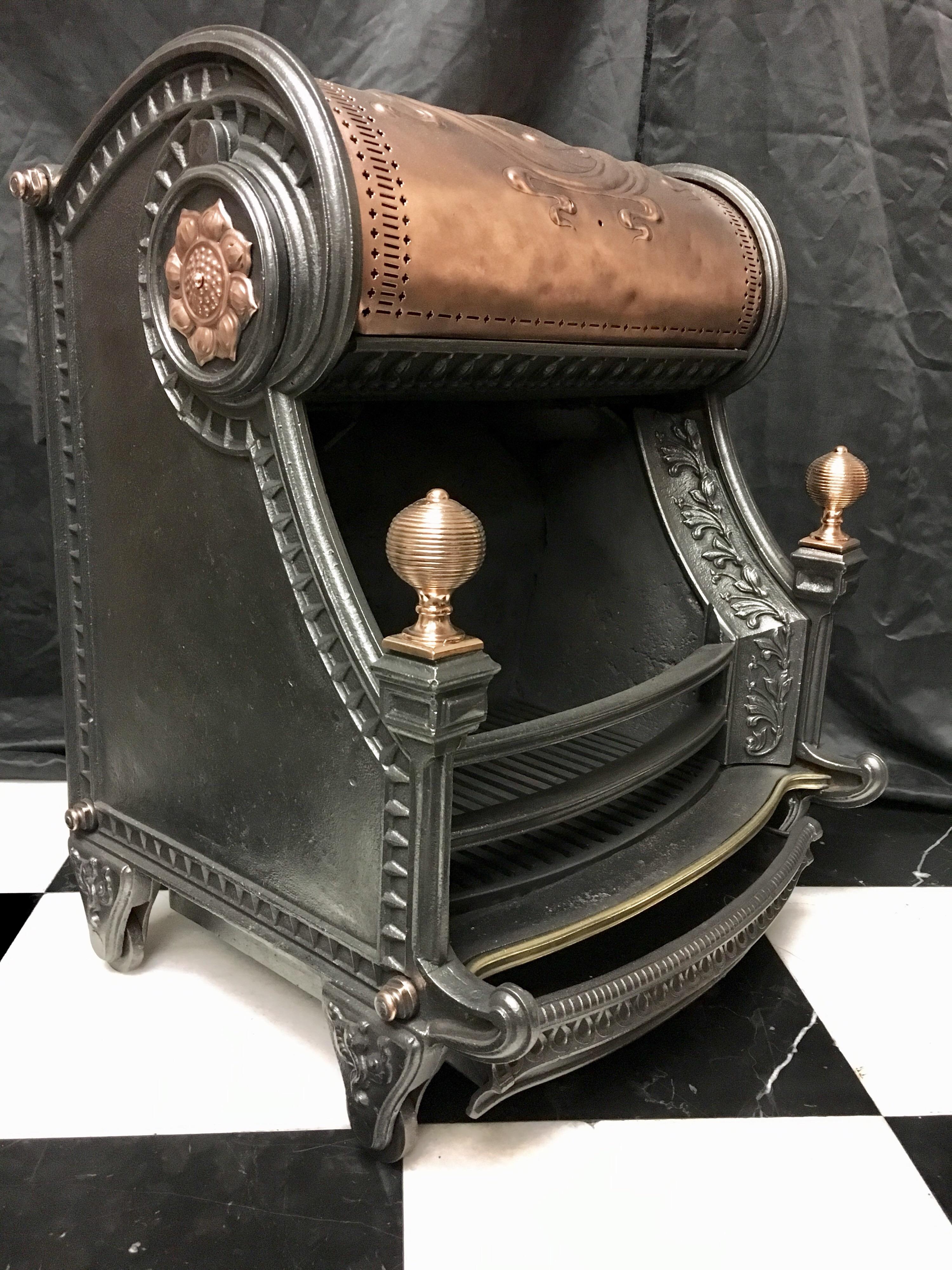 A Victorian cast iron and bronze 