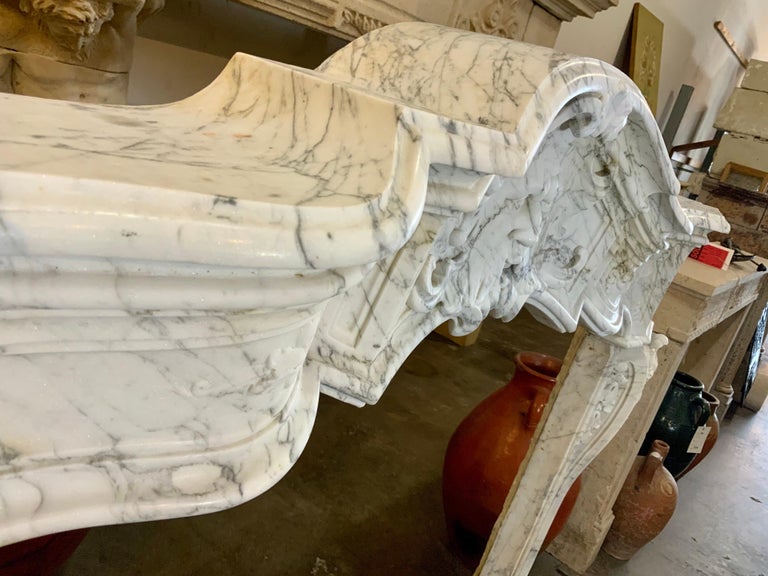 Renaissance Marble Mantel from Italy For Sale at 1stDibs