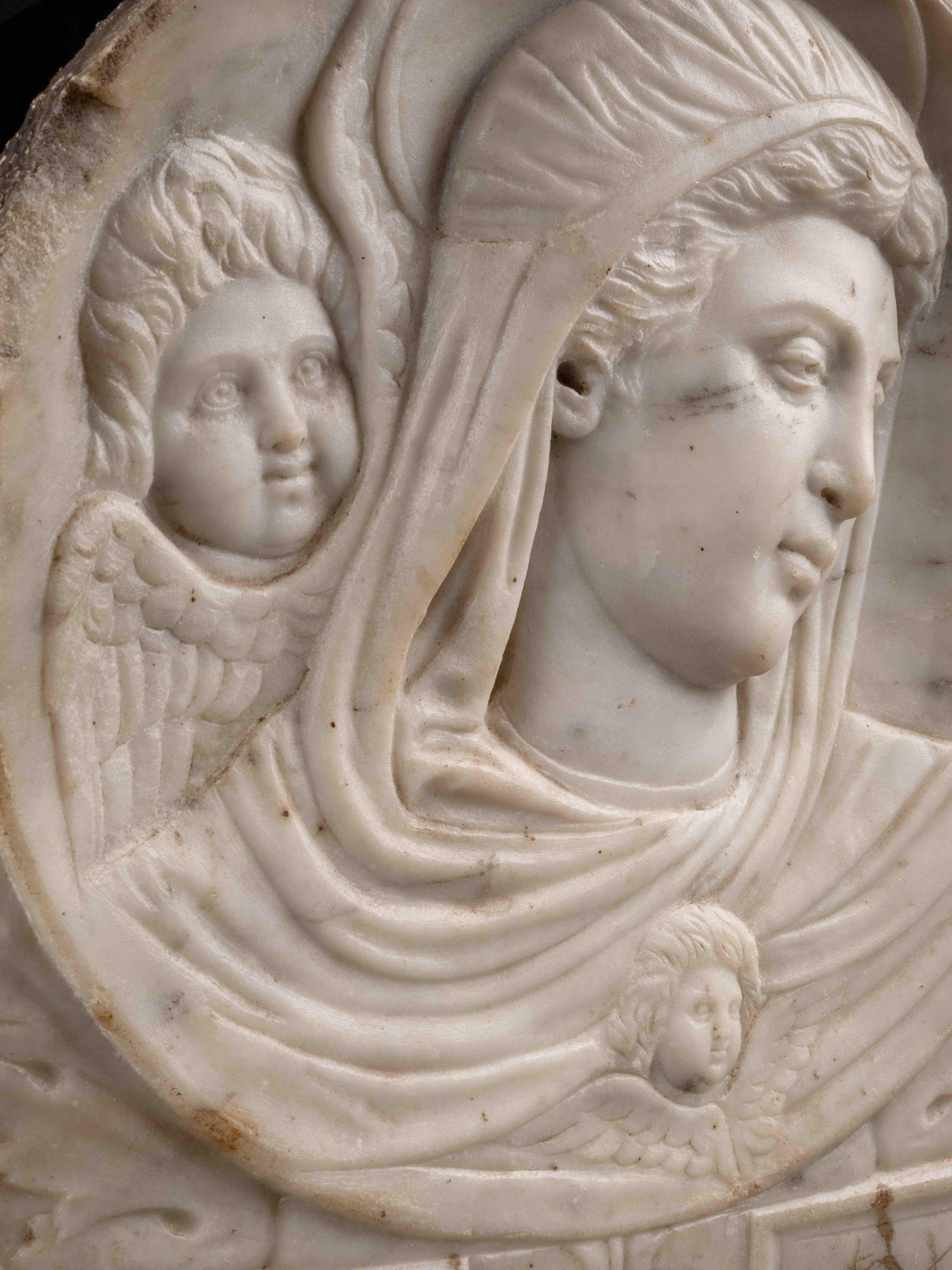 Italian Renaissance Marble Relief - Emilia Romagna, 1470-80 For Sale