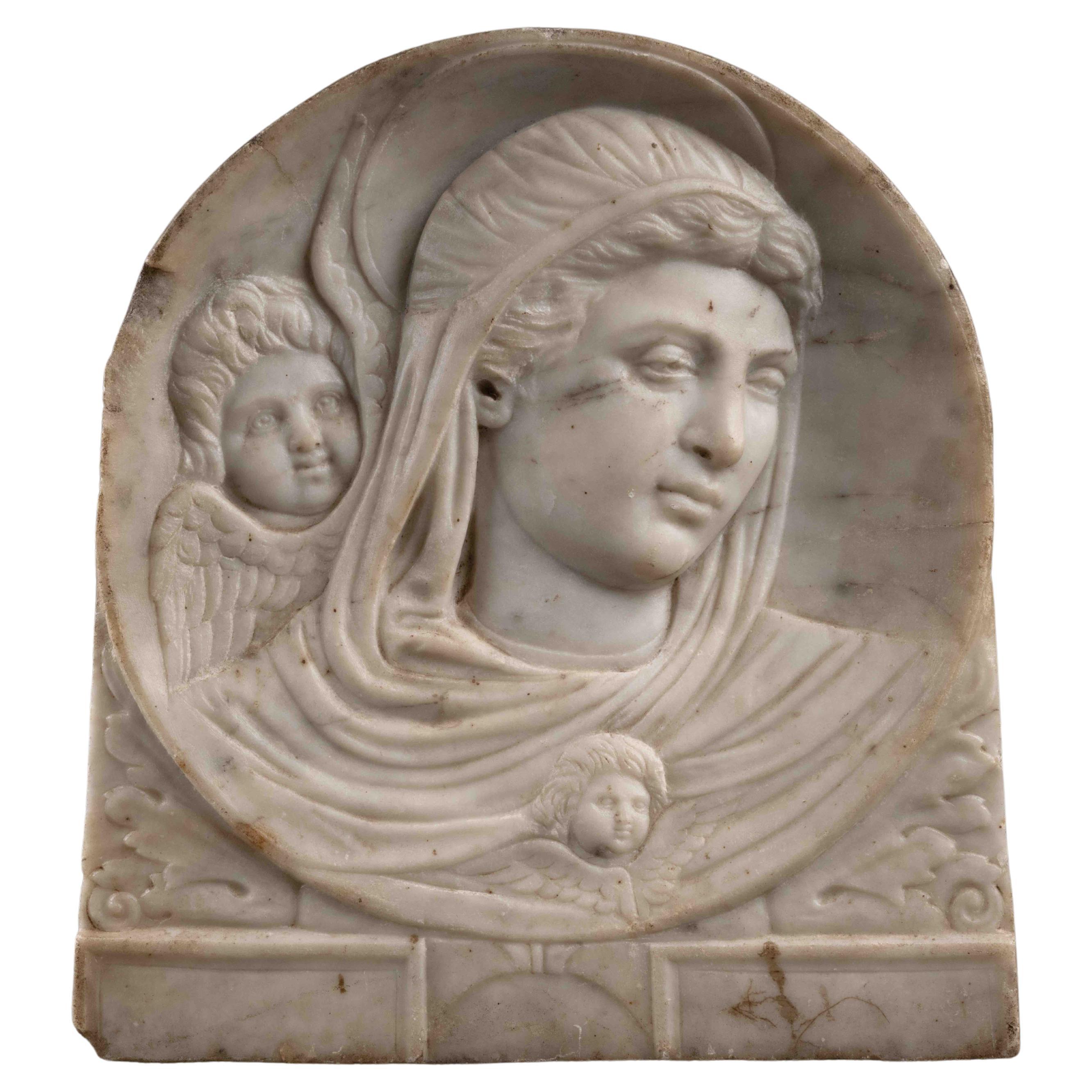 Renaissance Marble Relief - Emilia Romagna, 1470-80 For Sale