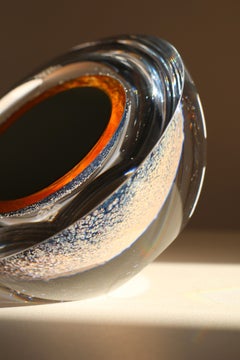 'Renaissance' Mirror Object in Mouth Blown Glass