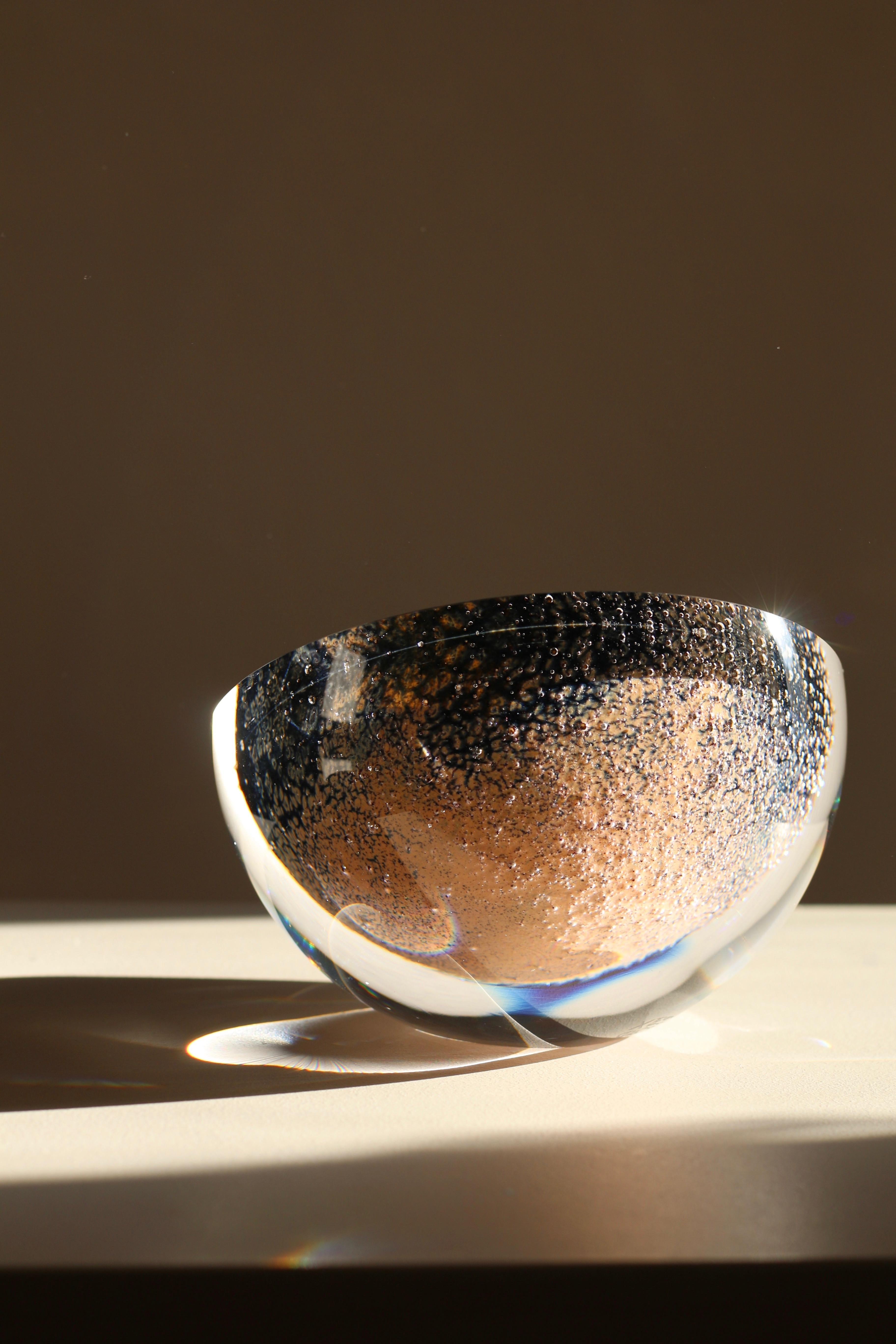 'Renaissance' Mirror Object in Mouth Blown Glass For Sale 2