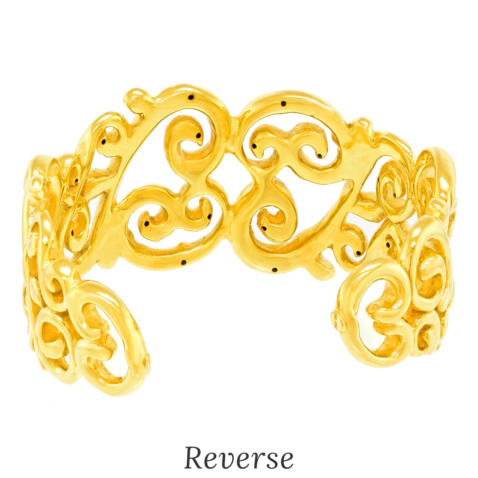 Bracelet en or avec motif Renaissance en vente 4