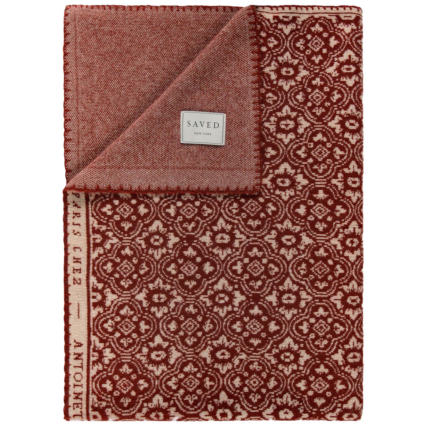 Renaissance N. 25 Rouge Throw by Saved, New York