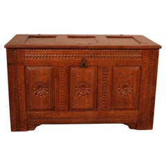 Renaissance Oak Chest - 17th Century