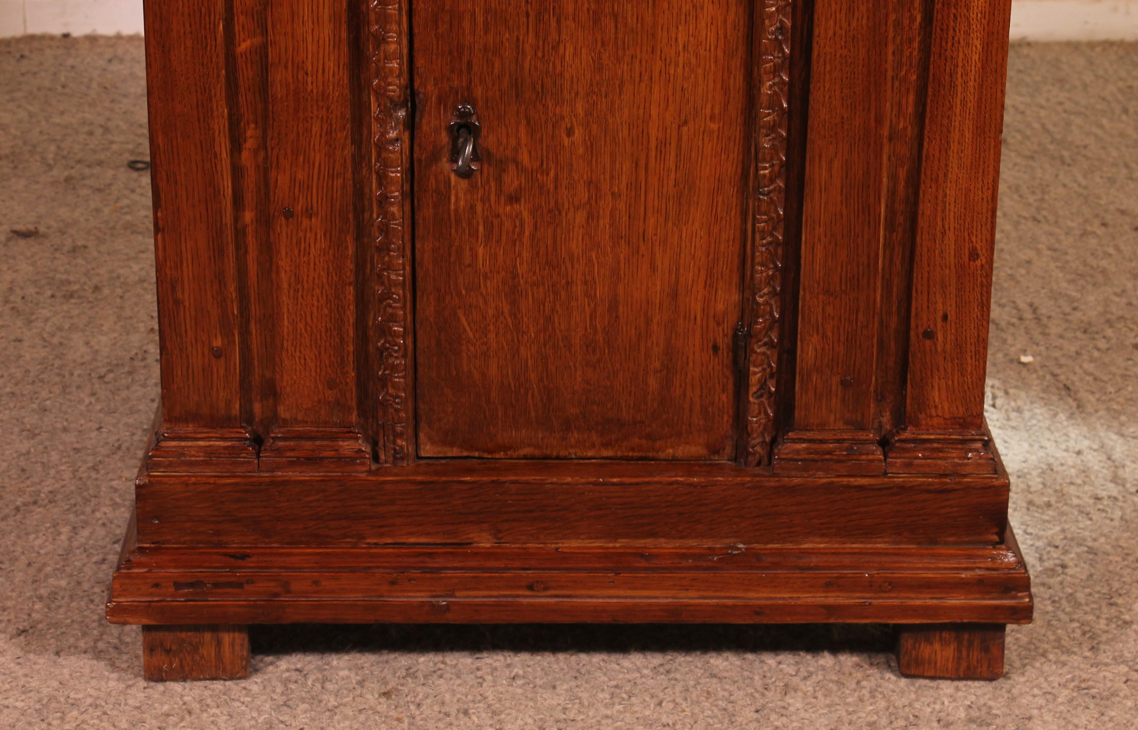 French Renaissance Oak Tabernacle For Sale