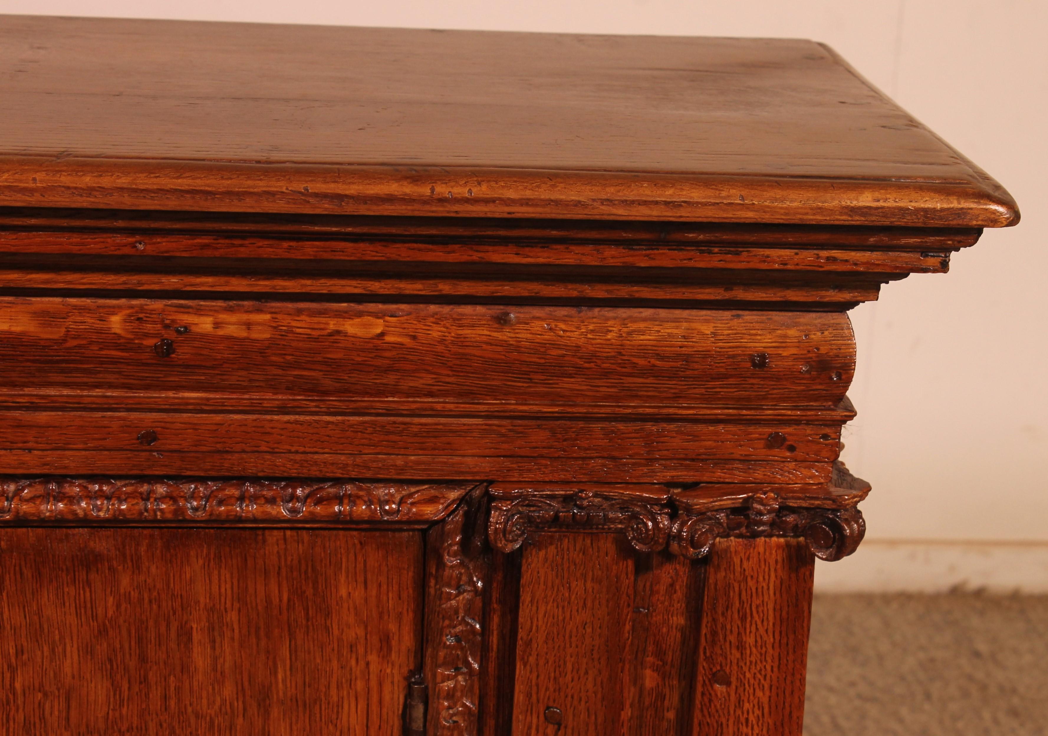 Renaissance Oak Tabernacle In Good Condition For Sale In Brussels, Brussels