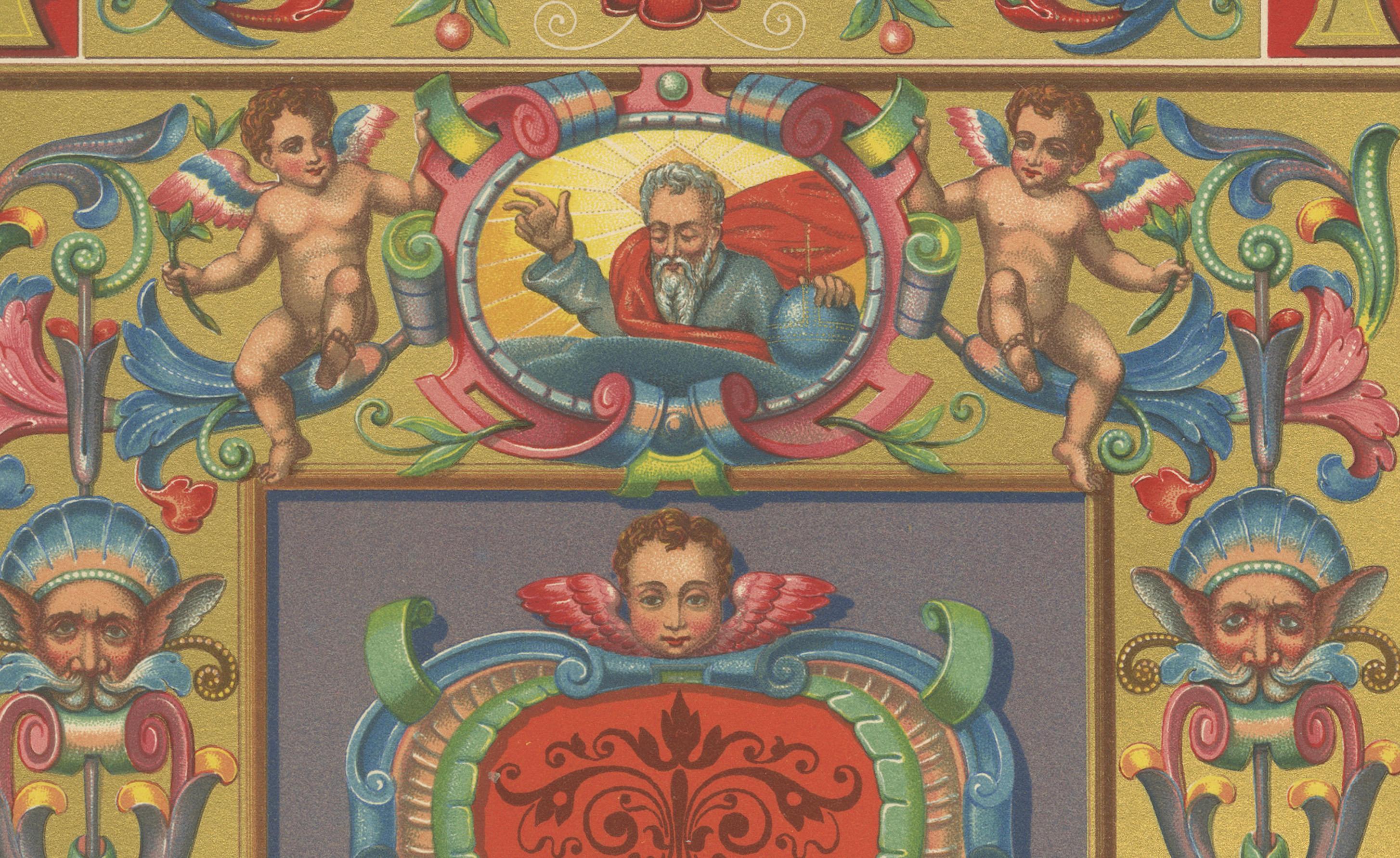 Estampa Ornamental Renacentista - 