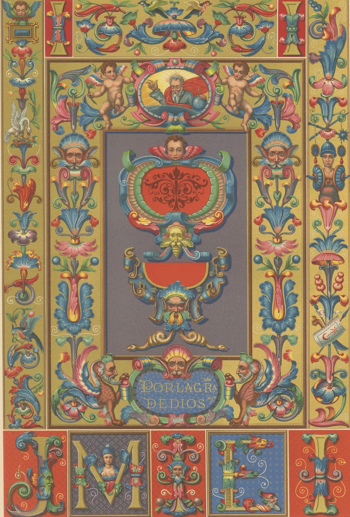 Estampa Ornamental Renacentista - 