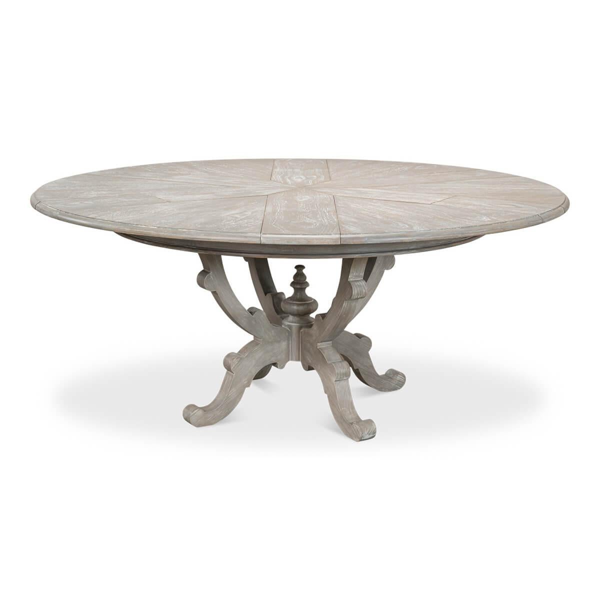 Asian Renaissance Painted Round Dining Table For Sale