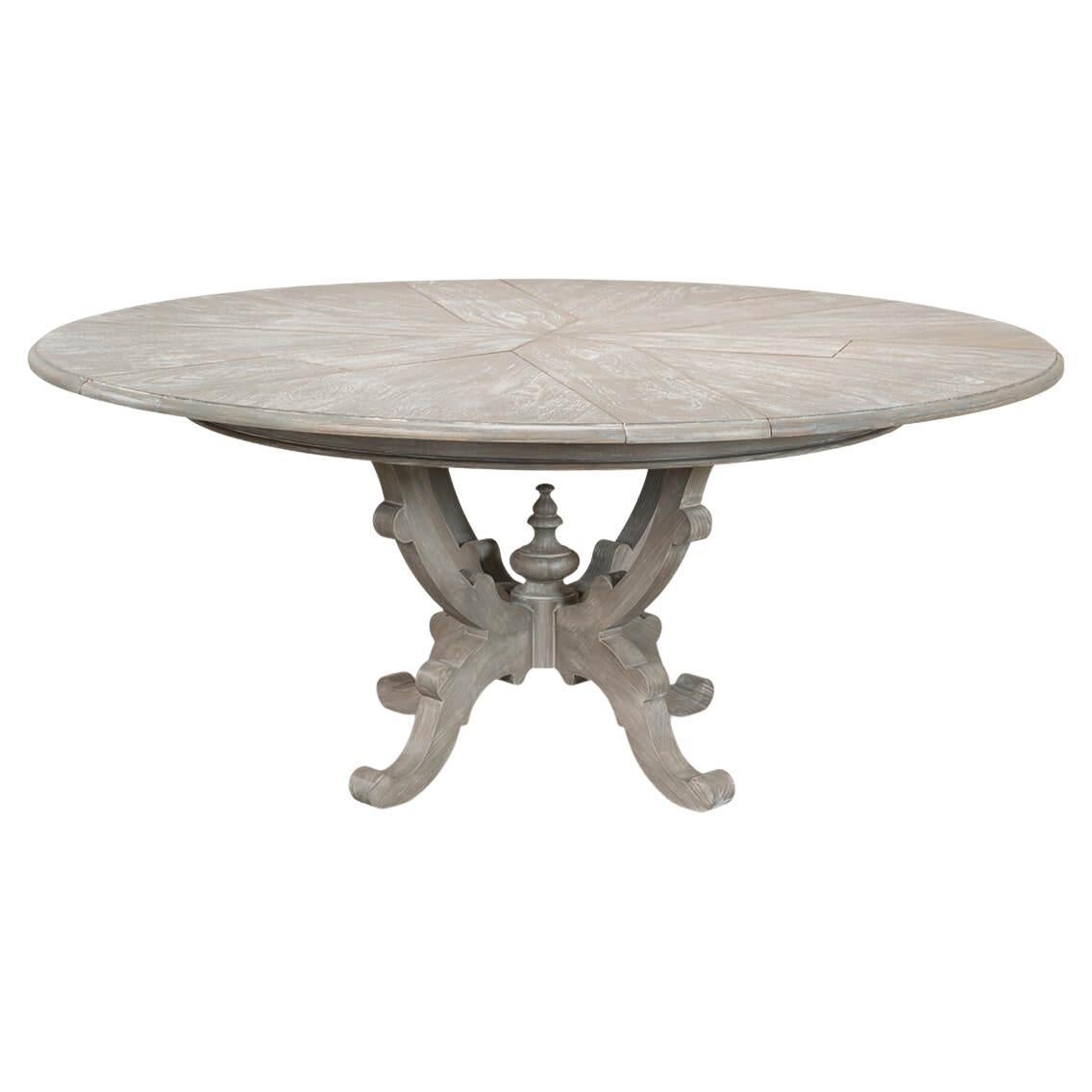 Table de salle à manger ronde peinte de la Renaissance en vente
