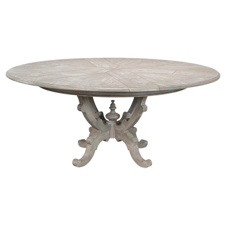 Renaissance Painted Round Dining Table For Sale at 1stDibs