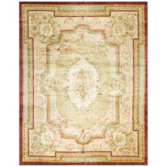 21st Century Renaissance Pile Aubusson Style Rug