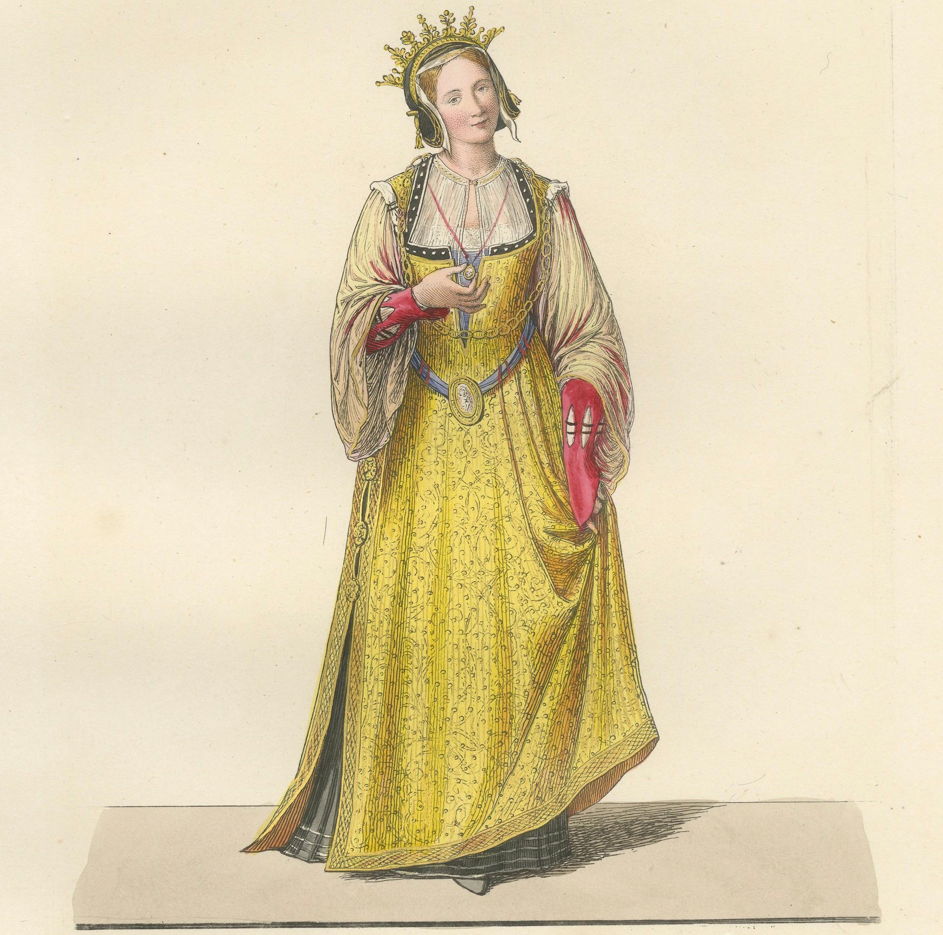 Renaissance Portraits of the Lord of Rimini, Vitelleschi and Duchess, 1845 In Good Condition For Sale In Langweer, NL