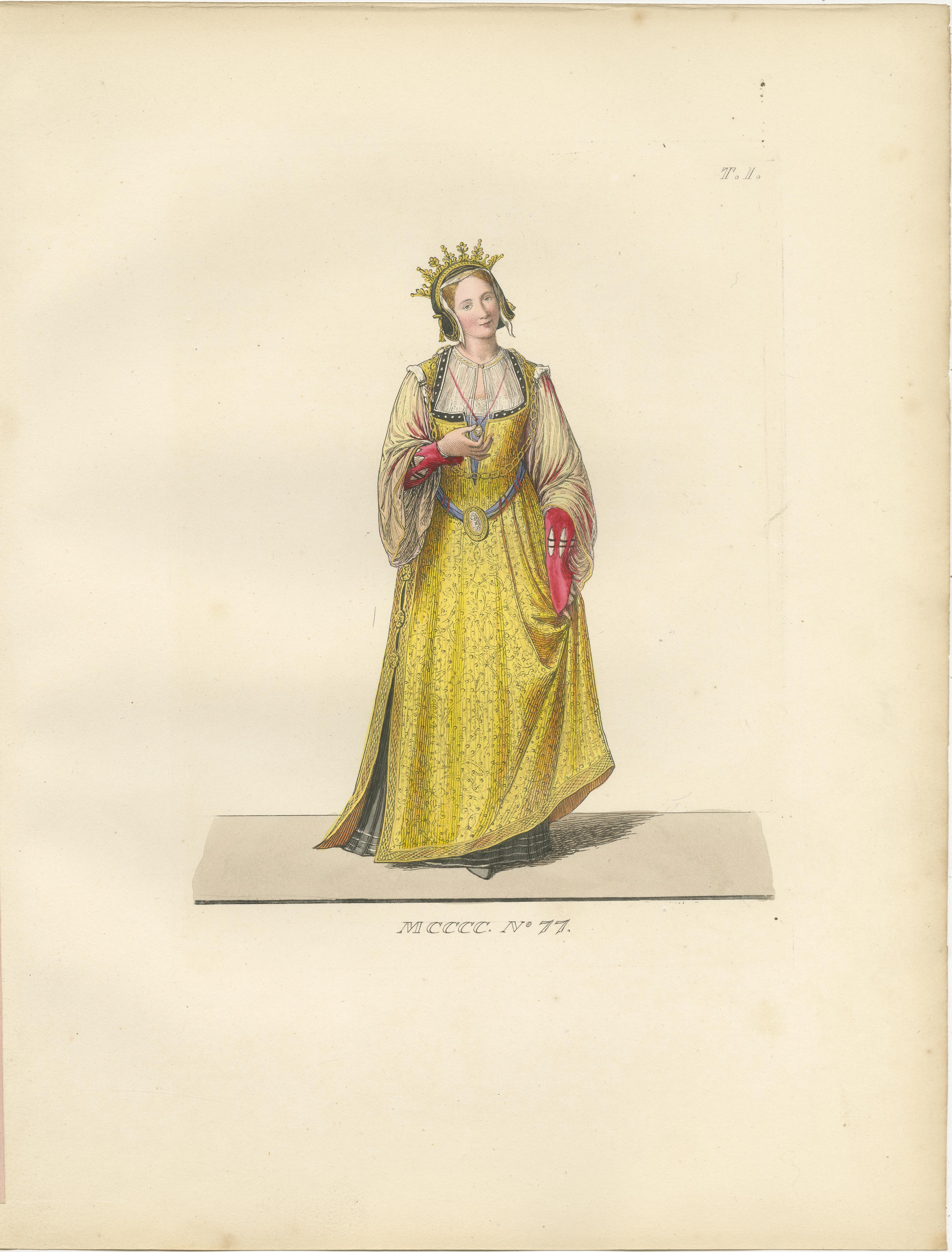 Renaissance Portraits of the Lord of Rimini, Vitelleschi and Duchess, 1845 For Sale 1