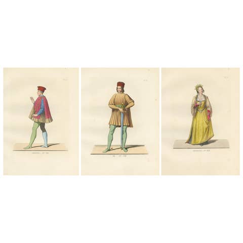 Renaissance Portraits of the Lord of Rimini, Vitelleschi and Duchess, 1845