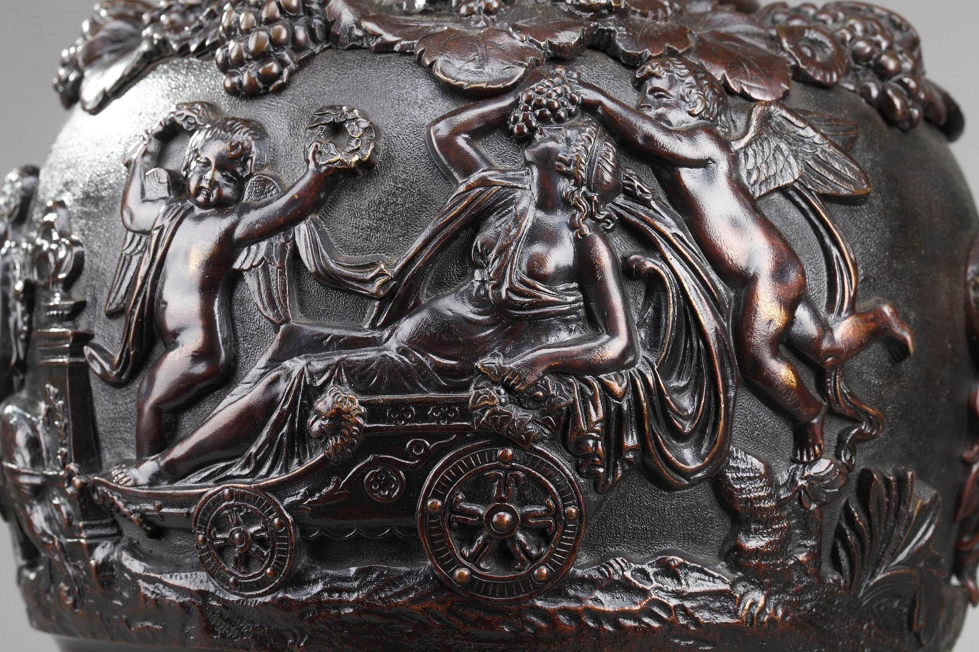 Renaissance Revival Bronze Ewers by Alphonse Giroux 8