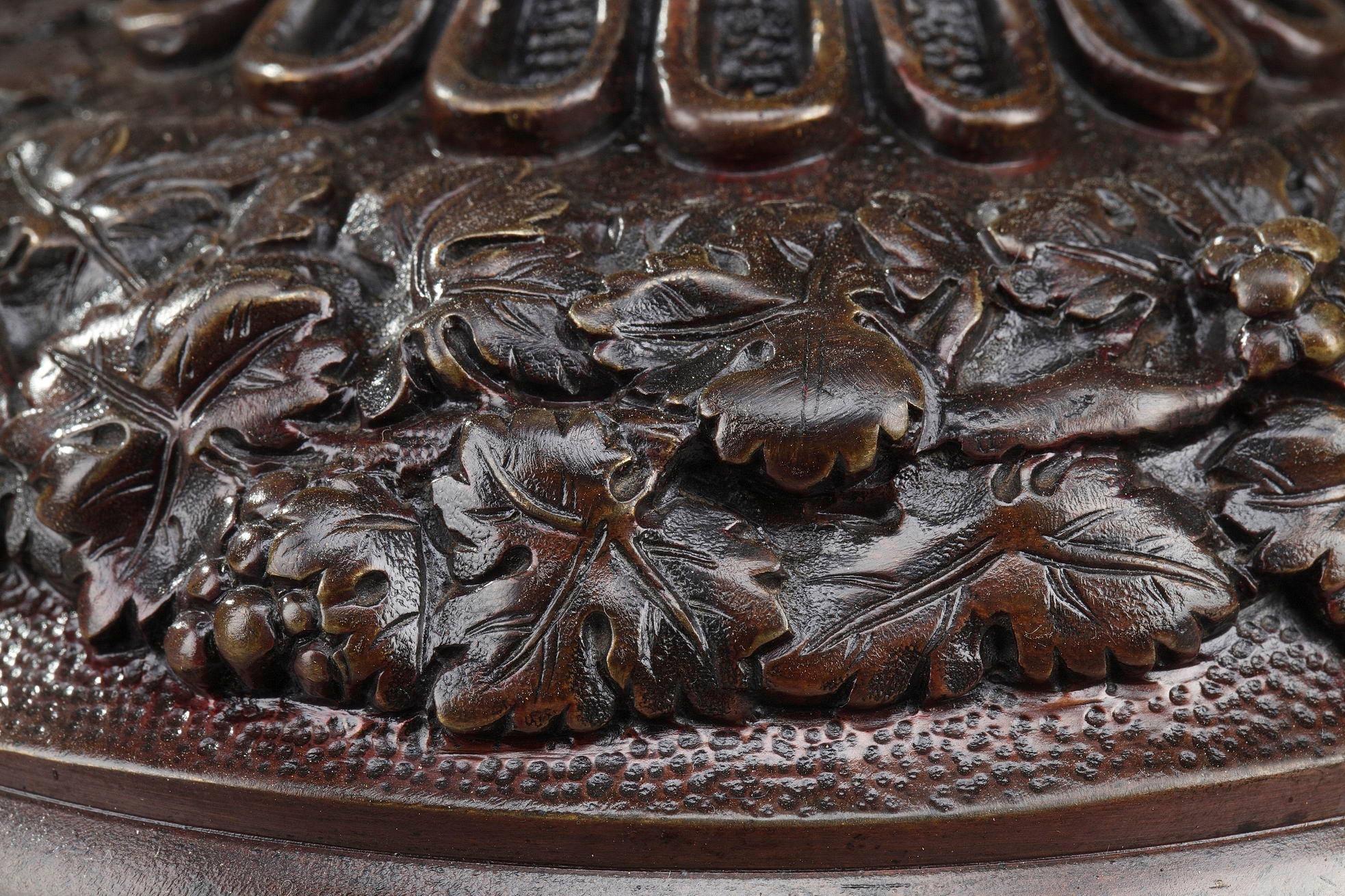 Renaissance Revival Bronze Ewers by Alphonse Giroux 2