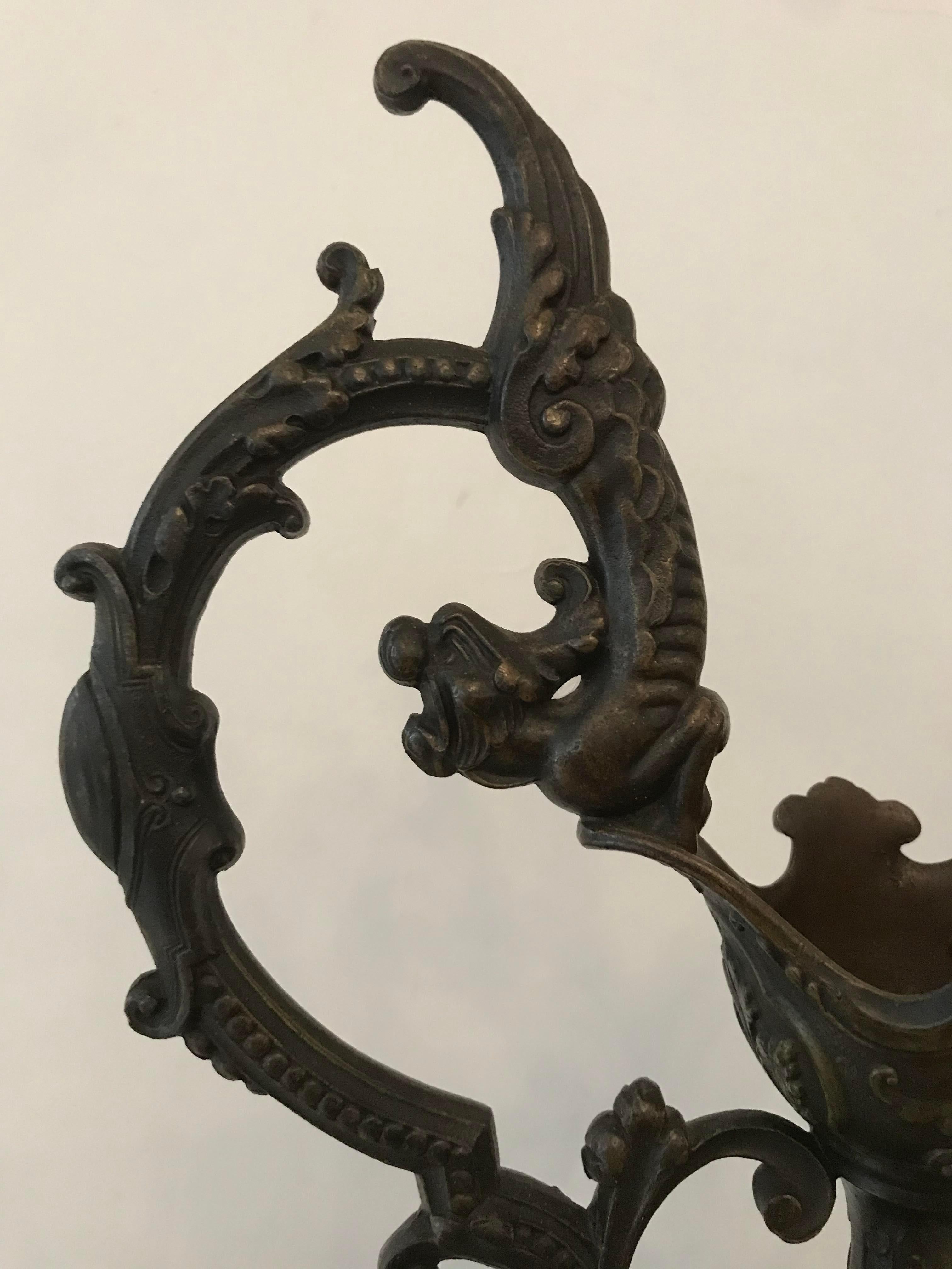 Renaissance Revival Dragon Ewer 19th Century For Sale 1