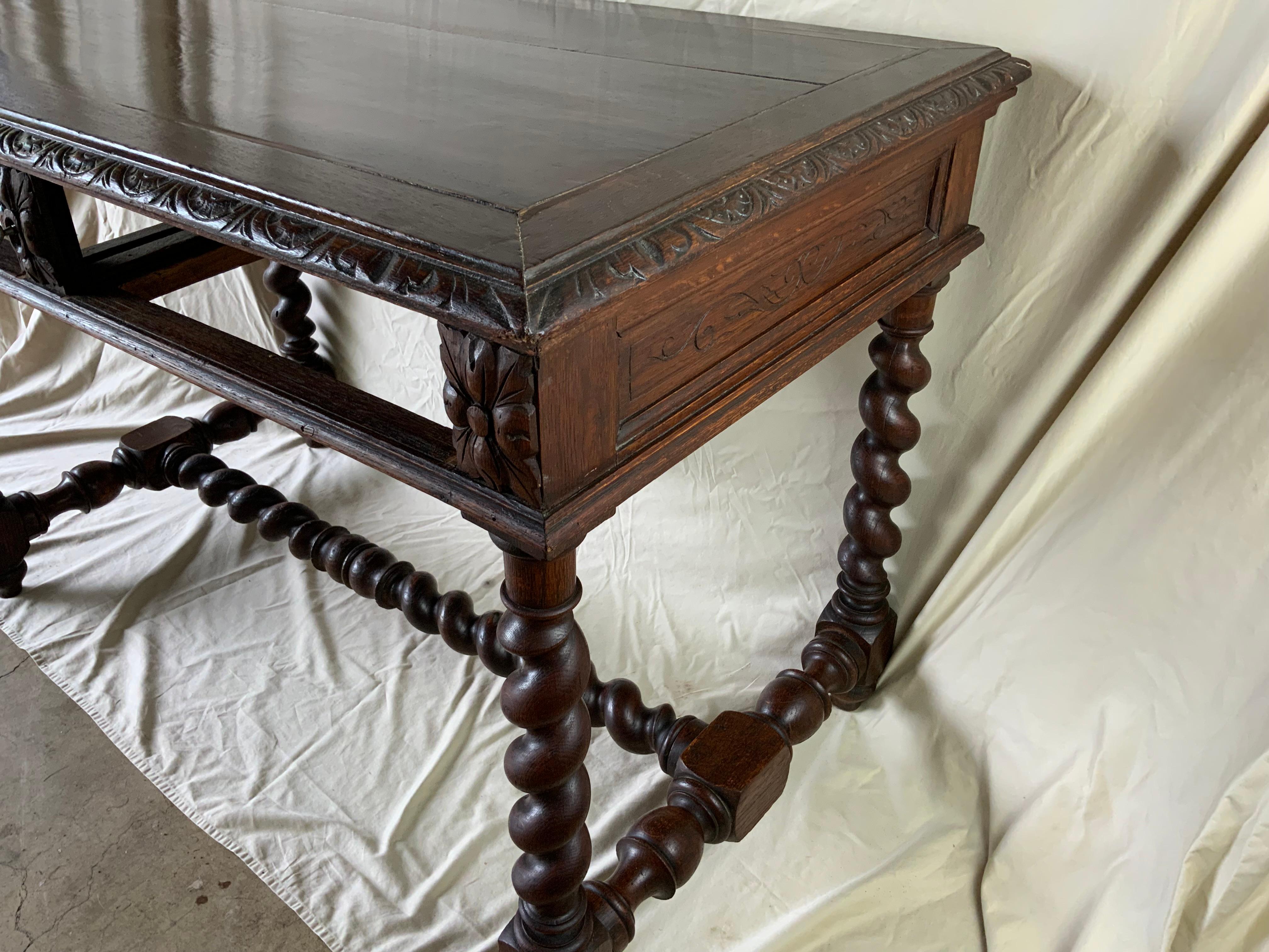 19th Century Renaissance Revival French Writing Table