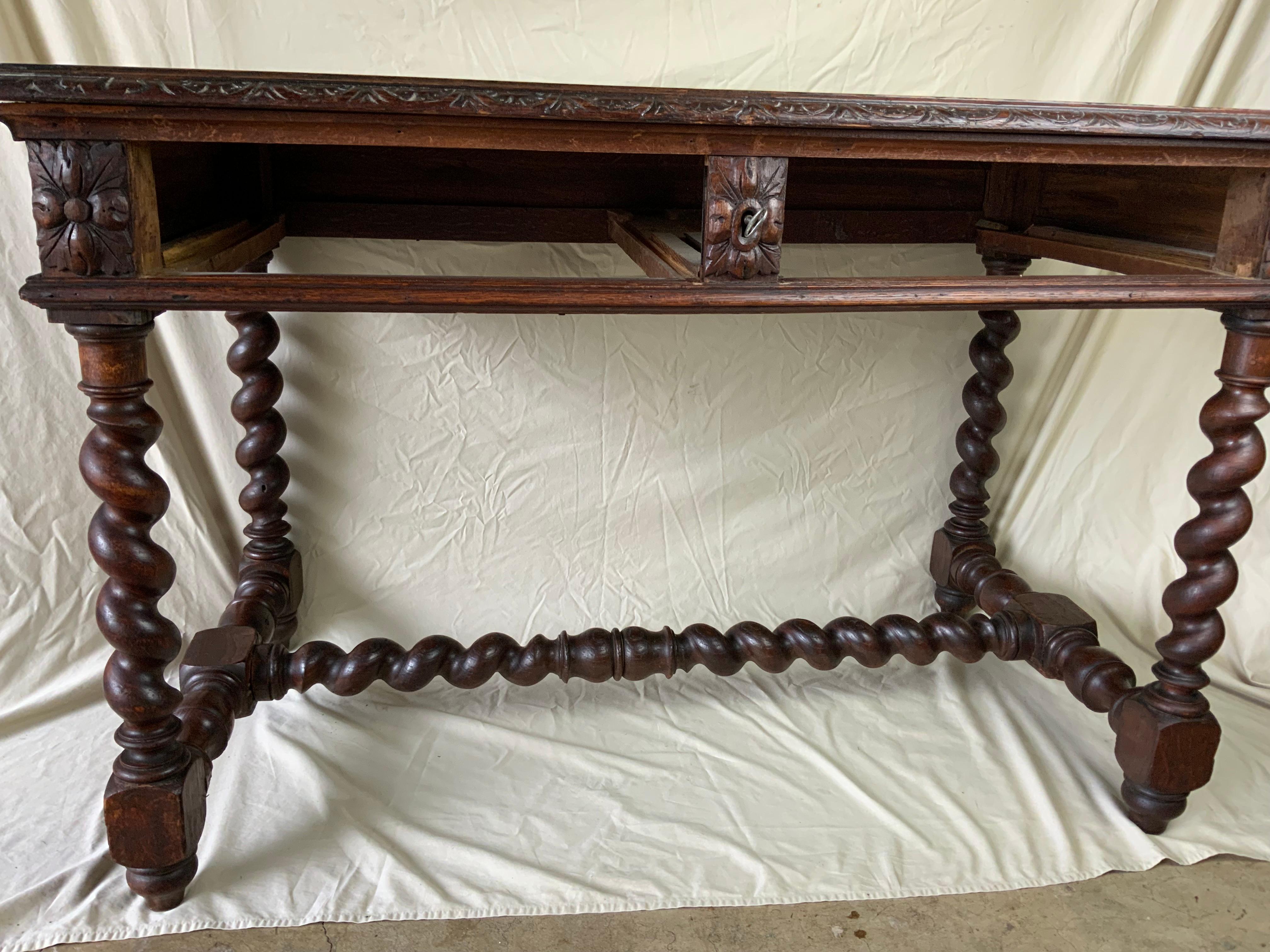Renaissance Revival French Writing Table 2