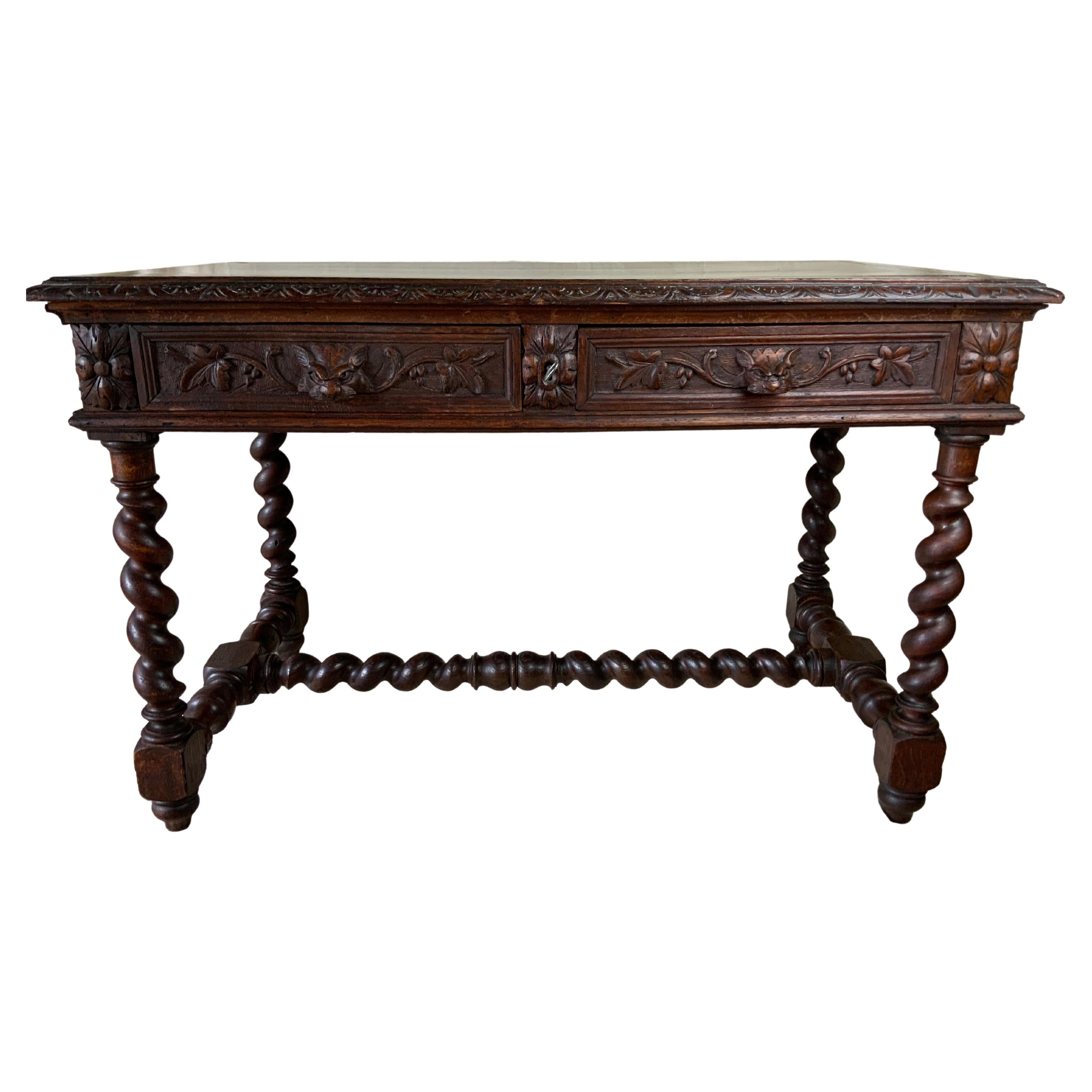 Renaissance Revival French Writing Table
