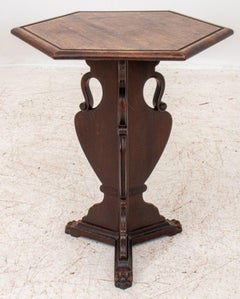 Renaissance Revival Hexagonal Mahogany Table