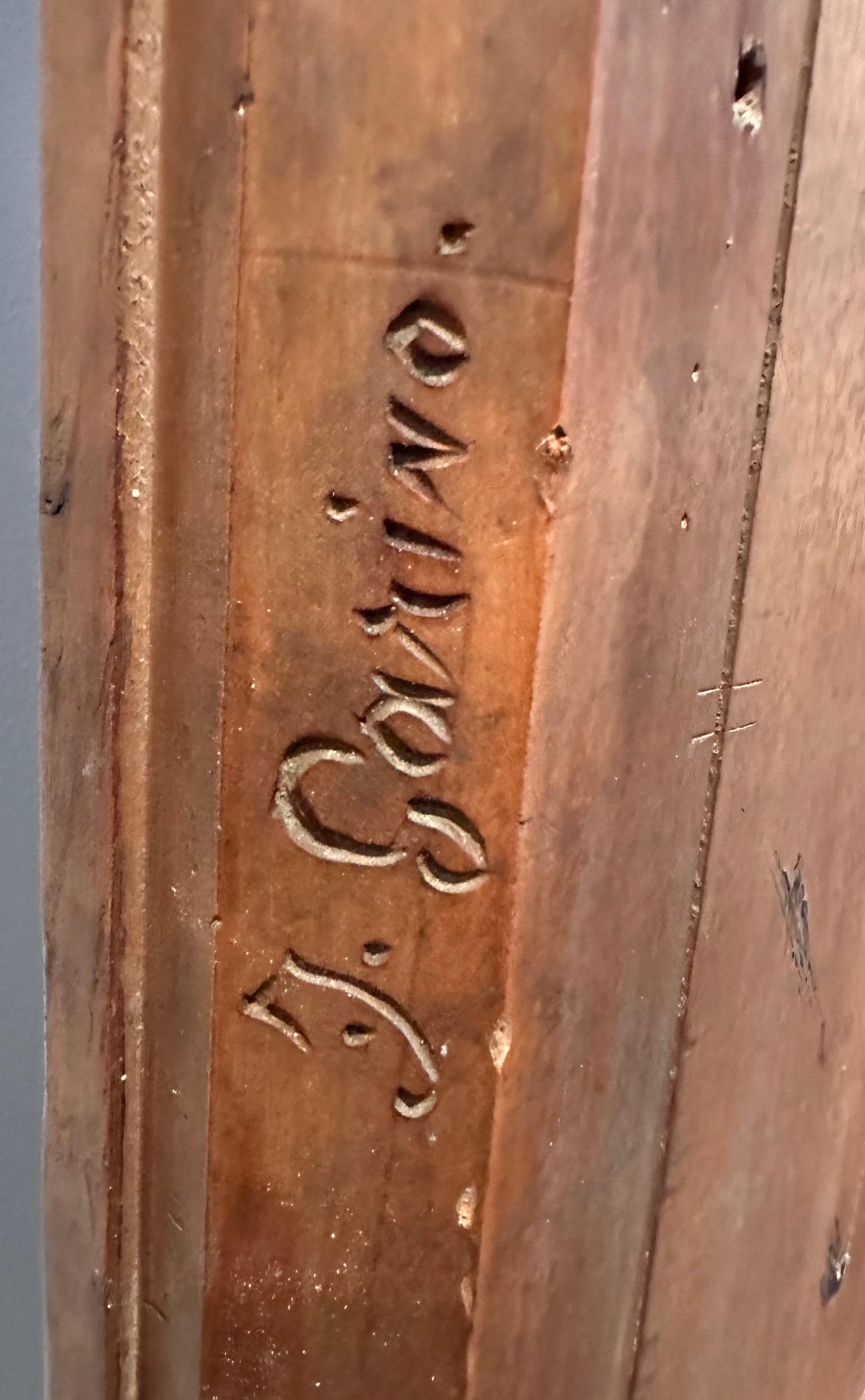 Cornice rinascimentale italiana, metà del XIX secolo. Wood intagliato, firmato J. GARINO in vendita 11