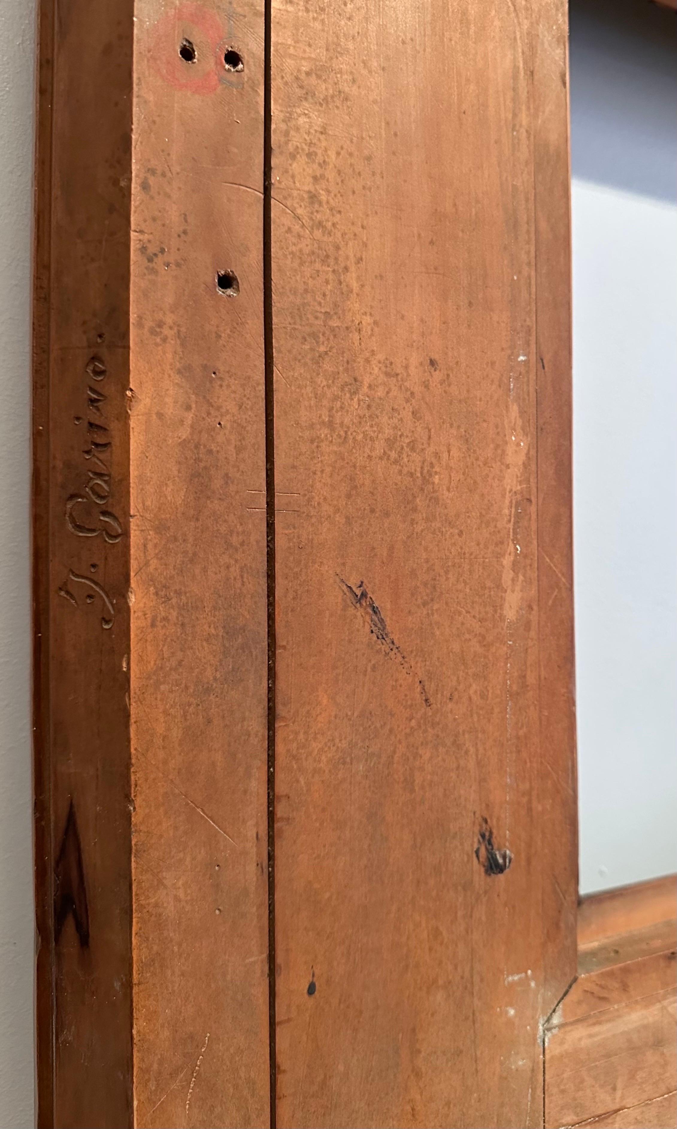 Cornice rinascimentale italiana, metà del XIX secolo. Wood intagliato, firmato J. GARINO in vendita 12