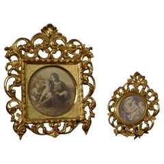 Renaissance Revival Italian Miniature Pictures