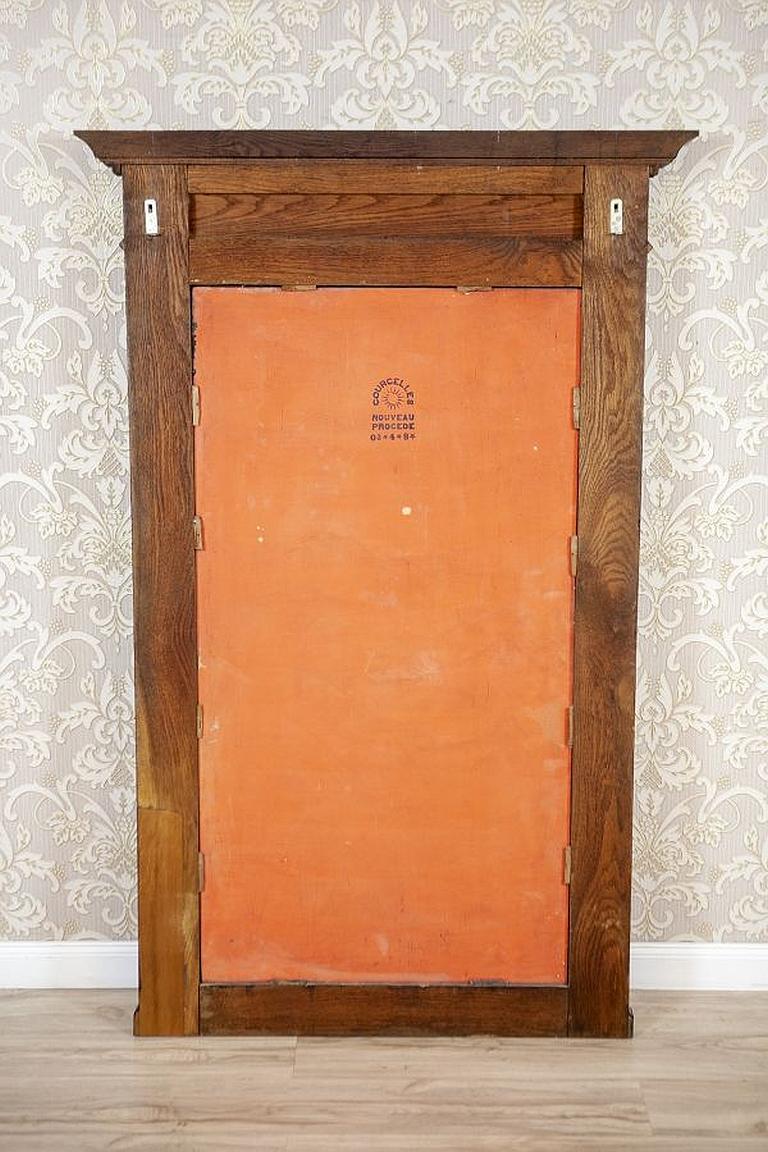 Renaissance Revival Mirror From the Early 20th Century in Brown Oak