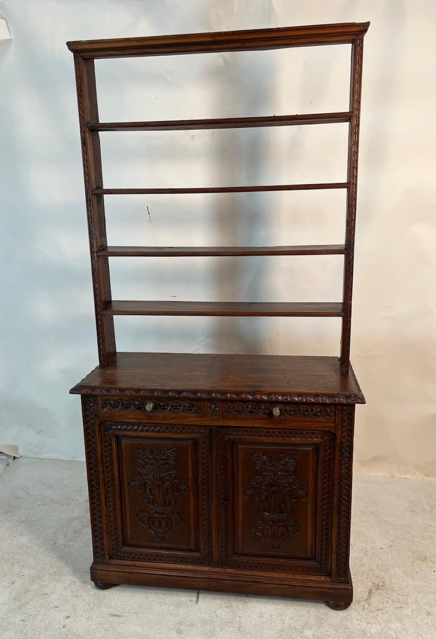 Late Victorian Renaissance Revival Mirrored Buffet / Server