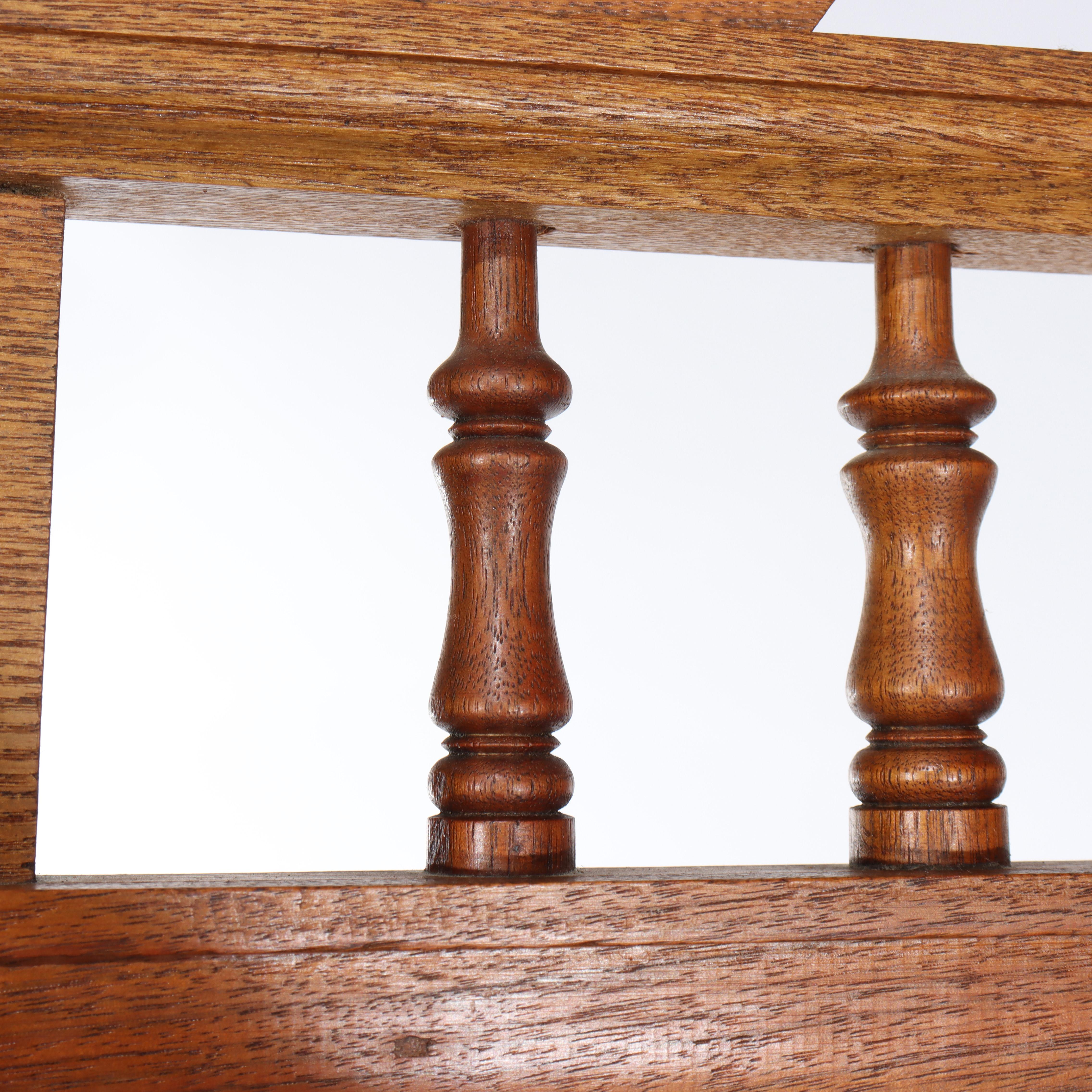 Renaissance Revival Mirrored Walnut Drop-Center Dresser C1890 For Sale 10