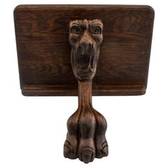 Renaissance Revival Oak Lion Bracket