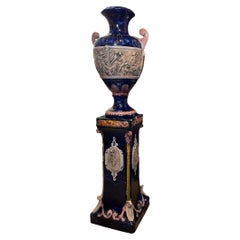 Renaissance Revival Set Of Amphora And Pedestal 